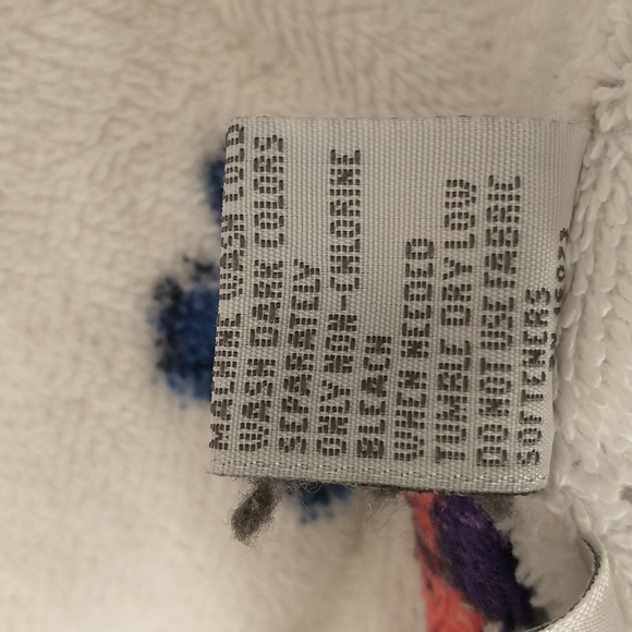 Bright Floral Turkish Cotton Terry Robe Flower on White Soft Quality Wrap Spa lk - Picture 10 of 13